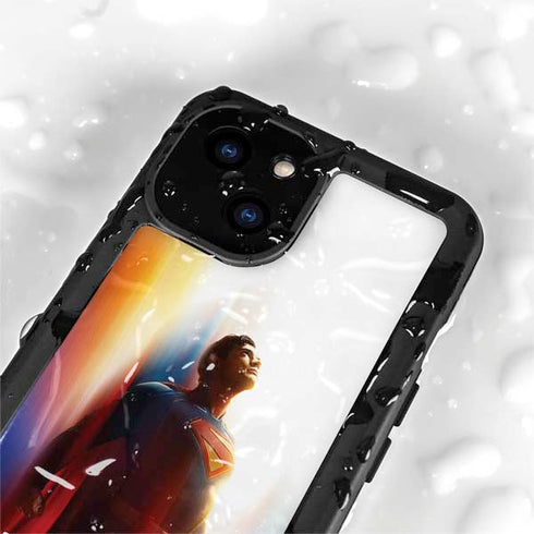 Superman 2025 Man of Steel Ascension Heroic Glow iPhone 15 Waterproof Case